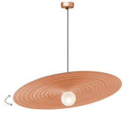 Φωτιστικό Οροφής Κρεμαστό 01477.05.5 G9 D70cm Copper Luma