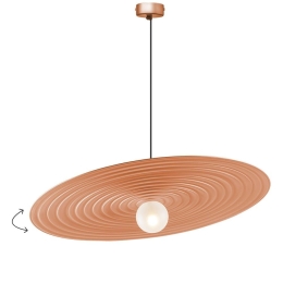 Φωτιστικό Οροφής Κρεμαστό 01477.06.5 G9 LED D90cm Copper Luma