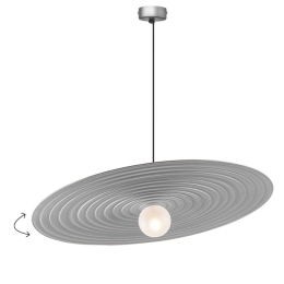 Φωτιστικό Οροφής Κρεμαστό 01477.06.3 G9 LED D90cmm Silver Luma