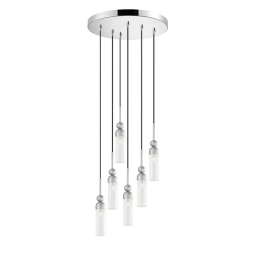 Φωτιστικό Οροφής Κρεμαστό 01480.13 6xG9 D.40cm Silver Luma