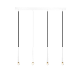 Φωτιστικό Οροφής - Ράγα 01487 4xG9 85cm White Luma