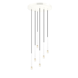 Φωτιστικό Οροφής Κρεμαστό 01487 6xG9 D.40cm White Luma