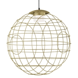 Φωτιστικό Οροφής Κρεμαστό 01488.05.6 GX53 10W LED 3000K D55cm Oxizined Gold Luma