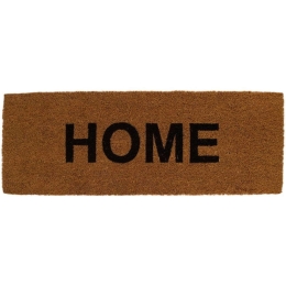 Πατάκι Εισόδου Home 100022 28x1,5x78cm Brown-Black 28X78