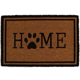 Πατάκι Εισόδου Home 100030 38x1,5x58cm Brown-Black 35 X 58