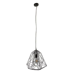 Φωτιστικό Οροφής Grid 01022 Black GloboStar Μέταλλο