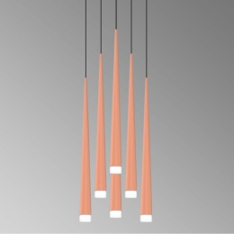 Φωτιστικό Οροφής Κρεμαστό 01220-13 G9  LED D40cm Copper Luma