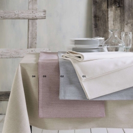 Τραπεζομάντηλο Με Αζούρ Batavia 02 Grey Ρυθμός 140X180 140x180cm 100% Βαμβάκι