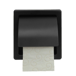 Χαρτοθήκη Με Καπάκι 109-403 6x7x15,5cm Matte Black Pam&Co