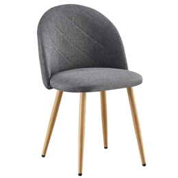 Καρέκλα Rio 11.1608 Με Ύφασμα Natural-Grey
