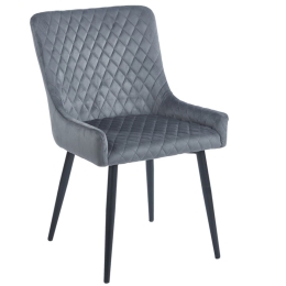 Καρέκλα Μεταλλική Vanesa 11.1625 52x55x48-85cm Grey Zita Plus