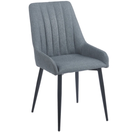 Καρέκλα Μεταλλική Julia 11.1637 49(56)x59x90cm Grey Zita Plus