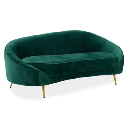 Καναπές Amora 110-000045 Τριθέσιος 180x81x77cm Pine-Gold Ξύλο,Ύφασμα