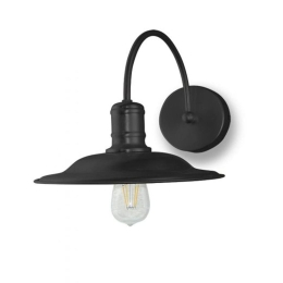 Φωτιστικό Τοίχου 00045-19 E27 LED D45cm Black Luma