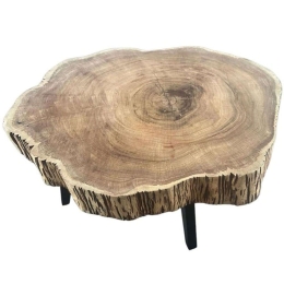 Τραπέζι Σαλονιού Serhio 113-000036 100x80x45cm Natural