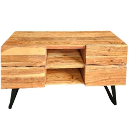 Έπιπλο Τηλεόρασης Dervie 113-000038 130x43,5x66,5cm Natural