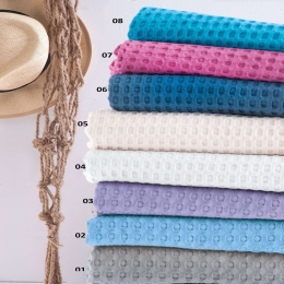 Κουβέρτα Πικέ Lexy  01 Ρυθμός Υπέρδιπλο 230x250cm 100% Βαμβάκι