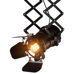 Φωτιστικό Οροφής Broadway 01140 Black GloboStar Μέταλλο