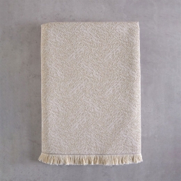 Ριχτάρι Cadence Light Beige Ρυθμός Πολυθρόνα 160x180cm Βαμβάκι-Πολυέστερ