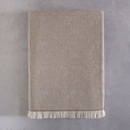 Ριχτάρι Cadence Dark Beige Ρυθμός Τετραθέσιο 180x330cm Βαμβάκι-Πολυέστερ