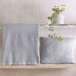 Ριχτάρι Tusca Grey Ρυθμός Πολυθρόνα 160x180cm Βαμβάκι-Πολυέστερ