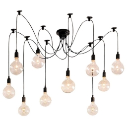 Φωτιστικό Οροφής Wired 01173 Black GloboStar
