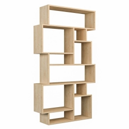 Βιβλιοθήκη Karmato 119-001075 96x25,5x168,5cm Natural