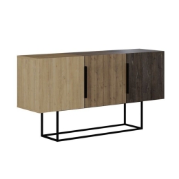 Μπουφές Estella 119-001110 150x42x79.5cm Natural-Walnut