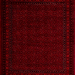 Χαλί Afgan 7454A Dark Red Royal Carpet 160X160 Round