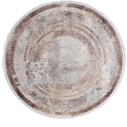 Χαλί Allure 17496 Round Beige-Grey Royal Carpet 160X160 Round