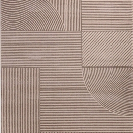 Σετ Χαλιά Κρεβατοκάμαρας 3Τμχ. Organic 591 Dark Beige Royal Carpet ΣΕΤ (2 70x140 & 70x200) Polypropylene-Polyester