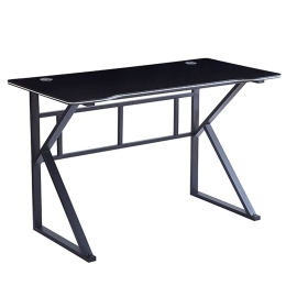 Γραφείο 12.0065 120x60x75cm Black Zita Plus