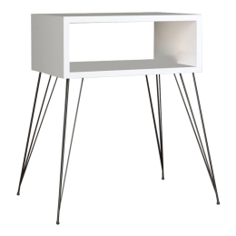 Κομοδίνο Naida 120-000400 45x30x59cm White