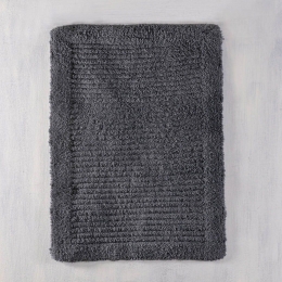 Ταπέτο Μπάνιου Braydon Anthracite Ρυθμός 50 X 80 100% Βαμβάκι
