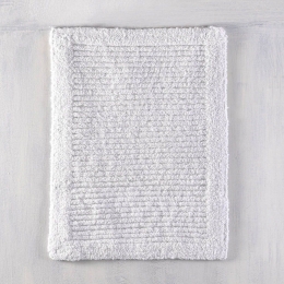 Ταπέτο Μπάνιου Braydon Off White Ρυθμός 60Χ90 100% Βαμβάκι