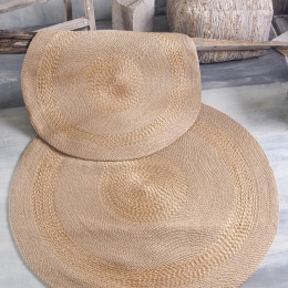 Χαλάκι June Beige Ρυθμός 80X80cm Round