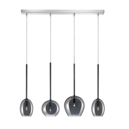 Φωτιστικό Οροφής - Ράγα 01156-09BR G9 LED 85cm Smoke Luma