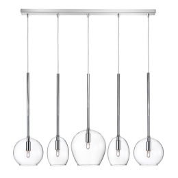 Φωτιστικό Οροφής - Ράγα 01156-12BR G9 LED 100cm Transparent Luma