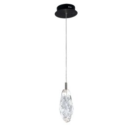 Φωτιστικό Οροφής Κρεμαστό 01466.04 3W 24V LED 3000K 21x11cm Silver-Clear Luma