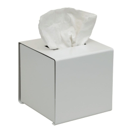 Κουτί Για Χαρτομάντηλα Κύβος 124-033 13x13x13cm Matte White Pam&Co