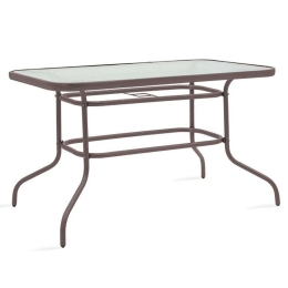 Τραπέζι Κήπου Valor 130-000017 120x70x70cm Brown