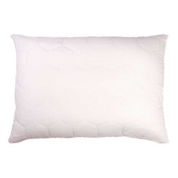 Κάλυμμα Μαξιλαριού Καπιτονέ Σετ 2τμχ White DimCol 50 Χ 80 50x80cm 100% Βαμβάκι