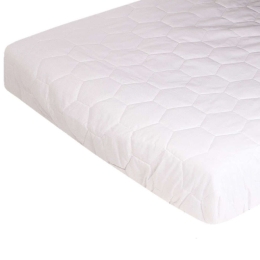Κάλυμμα Στρώματος Καπιτονέ White DimCol Υπέρδιπλo 180x200cm 100% Βαμβάκι