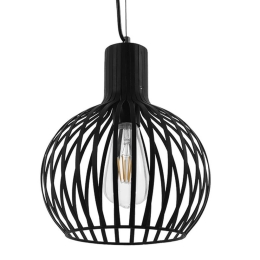 Φωτιστικό Οροφής Scandi 01386 Black GloboStar Μέταλλο