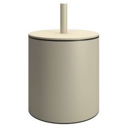 Κάδος Απορριμμάτων 5Lt 139-703 20x35cm Matte Ivory Pam&Co Ανοξείδωτο Ατσάλι