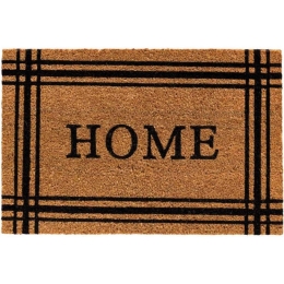 Πατάκι Εισόδου E-Coco Home Lines 024 40x60cm Natural-Black Sdim 40Χ60