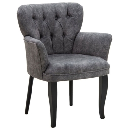 Πολυθρόνα Samara 146-000073 67x62x78cm Grey-Black