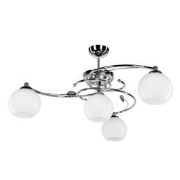 Φωτιστικό Οροφής PWL-0966 147-000108 Ε27 Φ65x35cm Silver-White