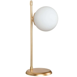 Φωτιστικό Επιτραπέζιο Inclusive 147-000144 16,5x21x45cm E27 20W White-Gold