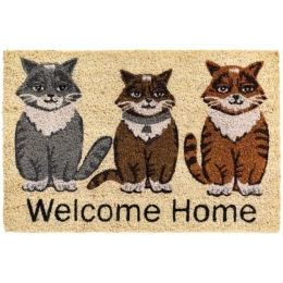 Πατάκι Εισόδου Ruco Print 790 Welcome Home 40X60cm Beige-Multi Sdim 40Χ60